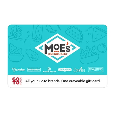 Moe's - $50 Gift Card [Digital]