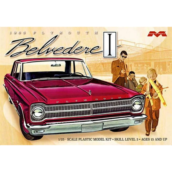 Moebius Models 1218 1/25 1965 Plymouth Belvedere