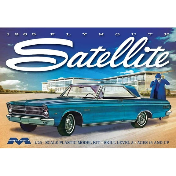 Moebius Models 1965 Plymouth Satellite 1/25 Scale Plastic Model Kit