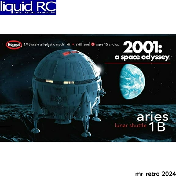 Moebius Models 20017 Aries 1B Lunar Shuttle 1/48