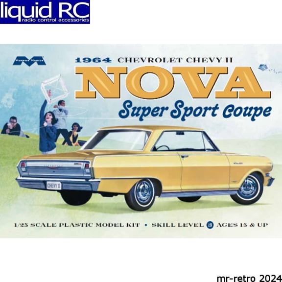 Moebius Models 2320 1/25 1964 Chevy Nova Super Sport Plastic Model Kit