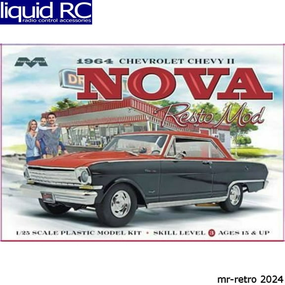 Moebius Models 2321 1964 Chevy II Nova Resto Mod