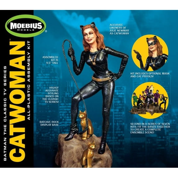 Moebius Models 952 1966 Catwoman Plastic Model Kit