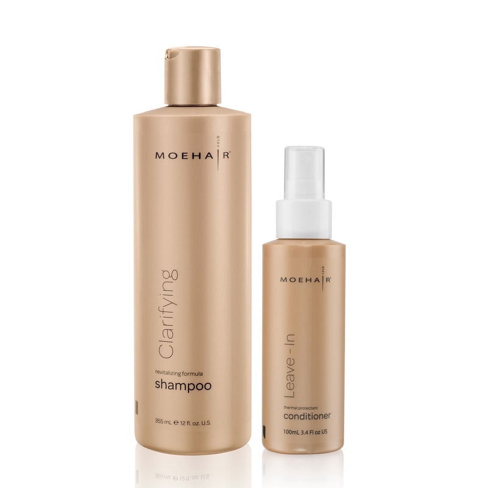 Moehair Clarifying Shampoo and Leave-In Conditioner Set with Floral Scent, 2 Piece