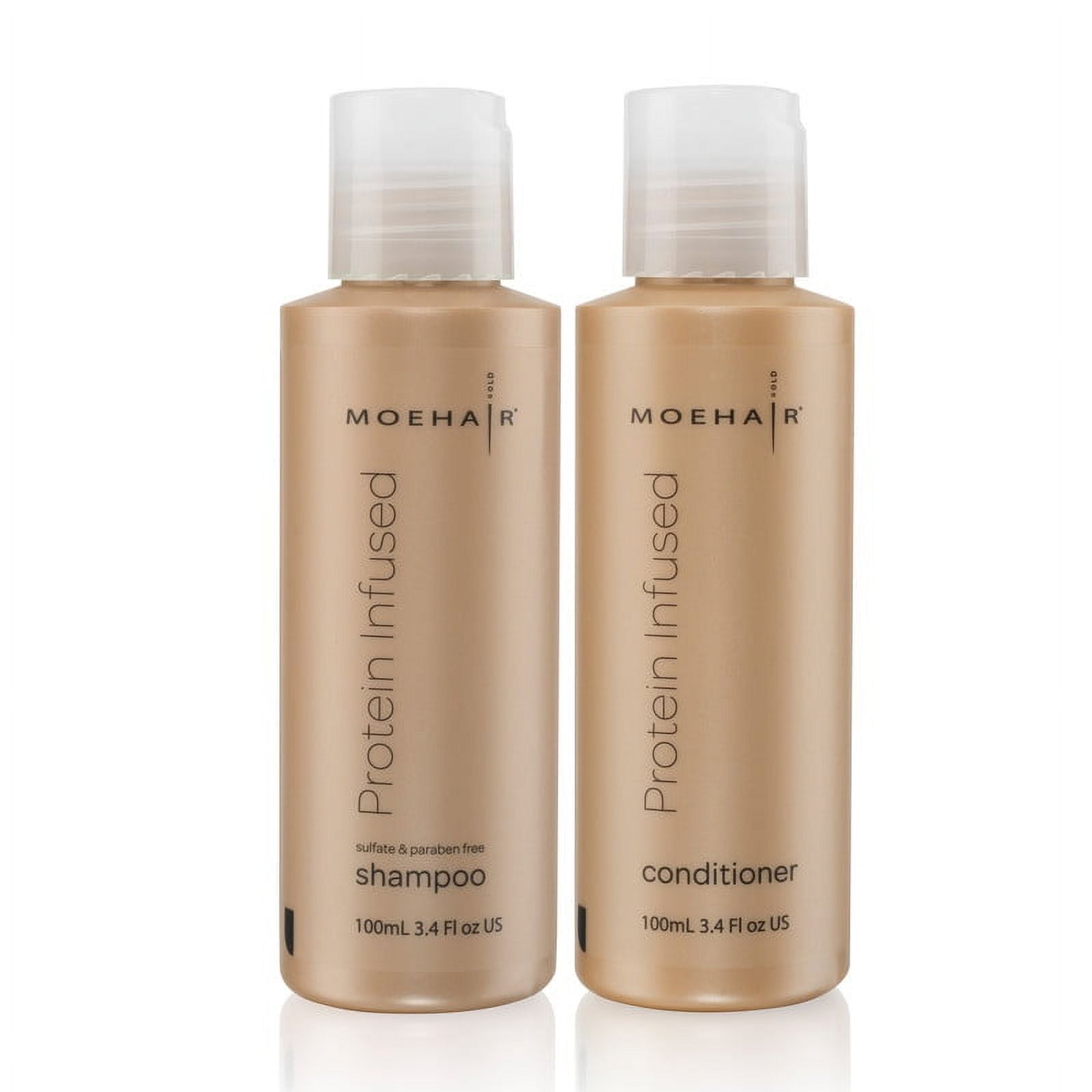 Moehair Protein Infused 2 in 1 thickening shampoo and conditioner for fine hair | Protein Hair Treatment for Smoothing, Nourishing, Hydrating, Moisturising Sulfate free 3.4 Fl Oz