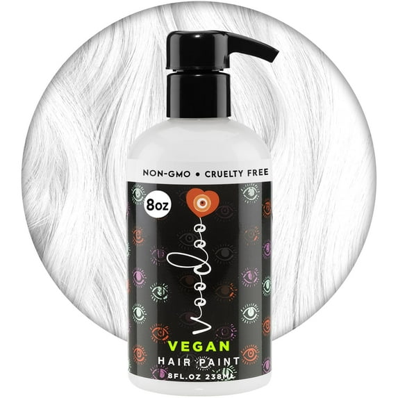 Moehair Voodoo Clear (Without Color) Hair Dye 8 fl oz | Vegan Semi-Permanent Color | All Hair Types