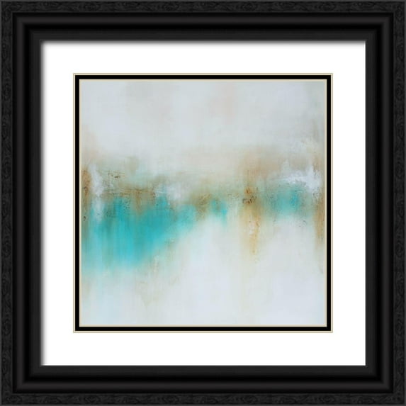 Moehr, KR 15x15 Black Ornate Wood Framed with Double Matting Museum Art Print Titled - Wonderland