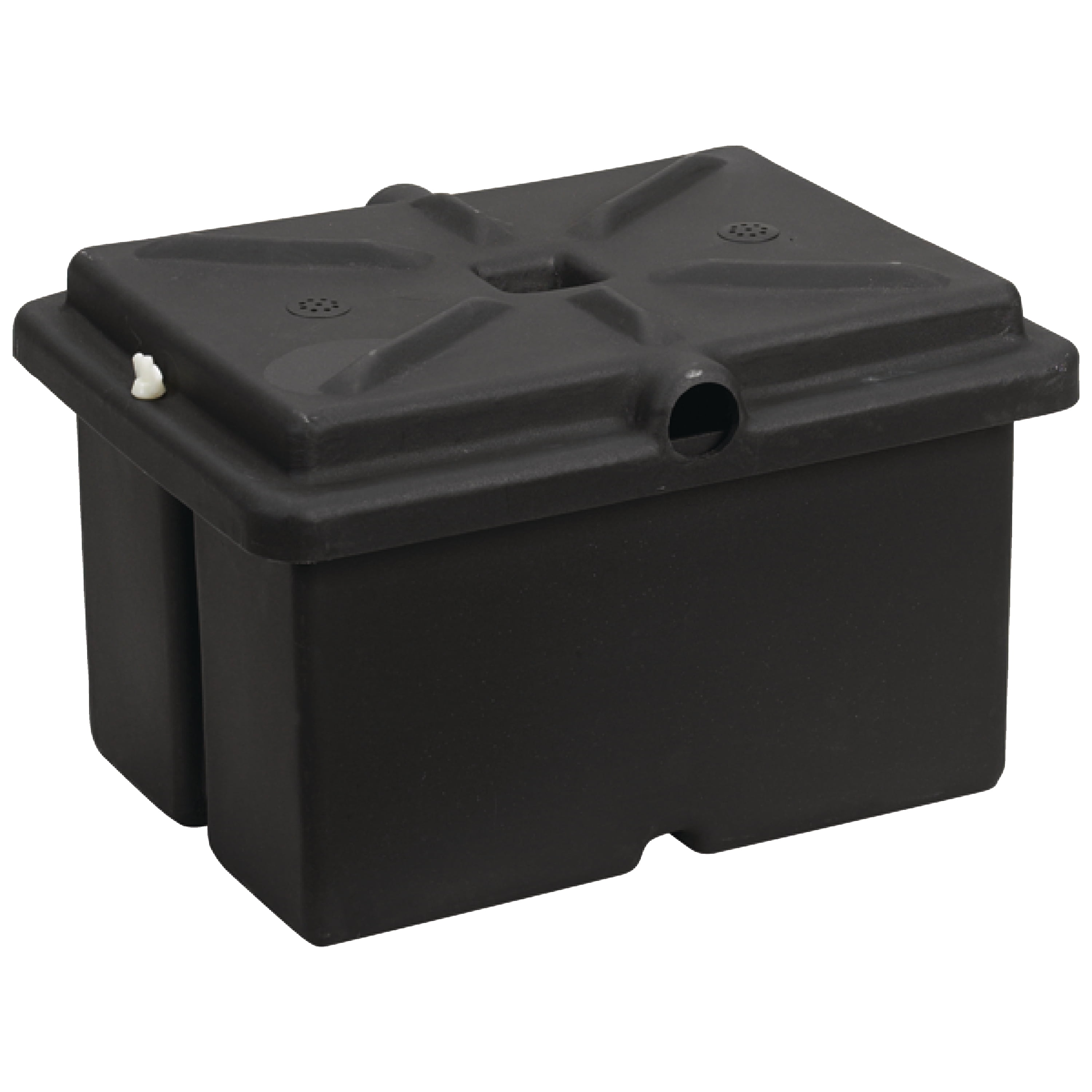 Moeller 042333 Black 17.38" L x 13" W x 11.25" H Roto Molded Two-Standard Battery Box