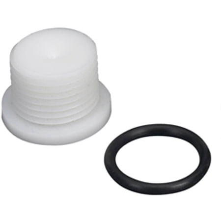 Moeller 20304-10 Transom Drain Nylon Plug O-ring Screw-Driver Slot Bilge Boat