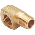 thumbnail image 1 of Moeller Fuel Hose Brass Elbow 3/8" NPT Male/Female Brass, 1 of 1