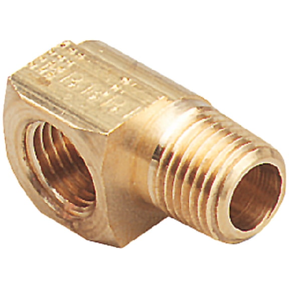 Moeller Fuel Hose Brass Elbow 3/8" NPT Male/Female Brass