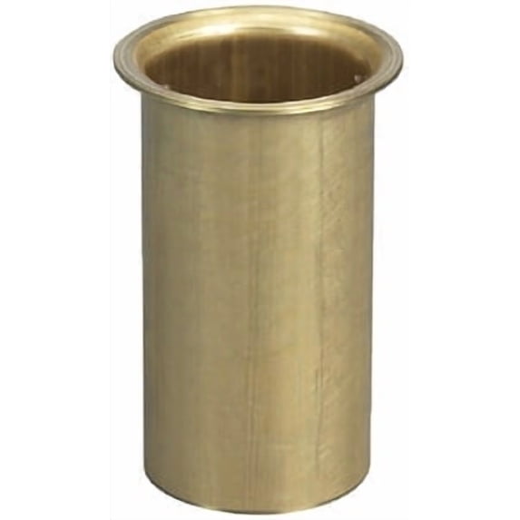 Moeller Gold Plastic Boat Drain Tube, 1" x 4"