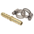 thumbnail image 1 of Moeller Brass Fuel Hose Menders with Stainless Steep Clamps 5/16", 1 of 1