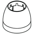 thumbnail image 1 of Moen 100014SL Dome Replacement Part For One-Handle Kitchen Faucet - Stainless, 1 of 2
