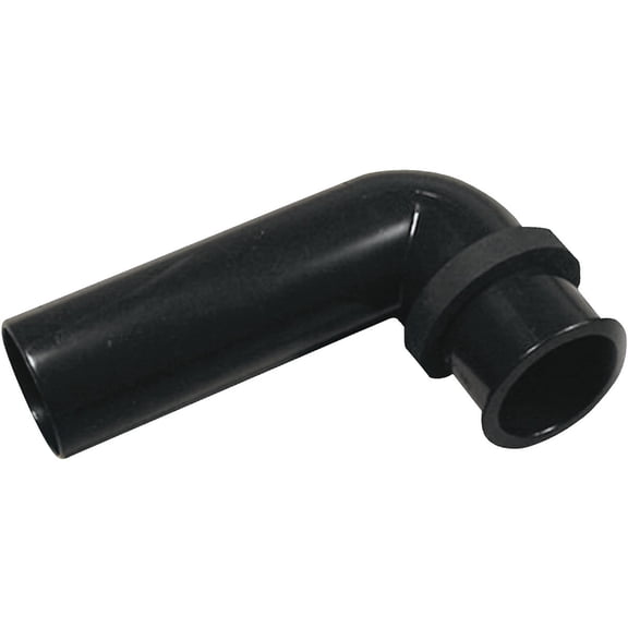 Moen 1026, Plastic Black 1-1/2 in., Elbow Pipe Fittings for Garbage Disposal
