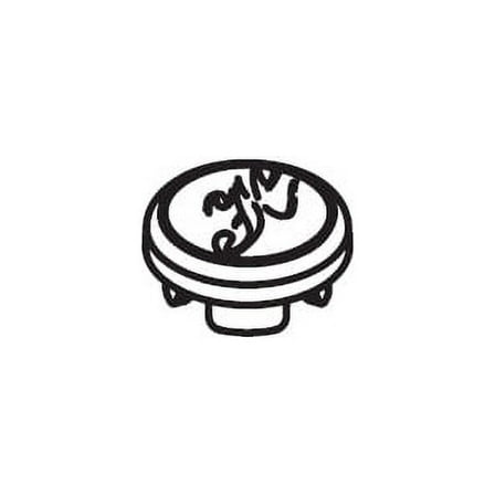 Moen 114324 Replacement Handle Cap Kit For Roman Tub Filler - Chrome