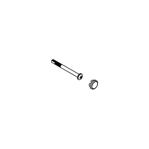 Moen 114343 Handle Cap And Screw - Nickel