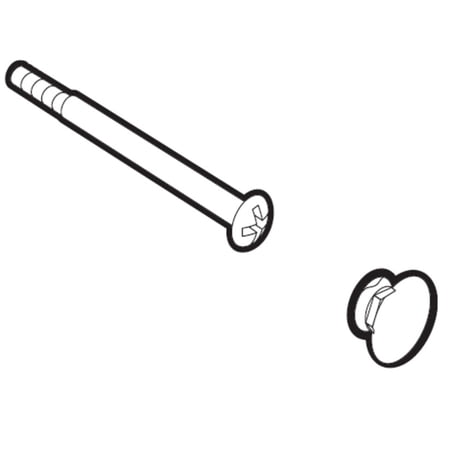Moen 115055 Banbury Handle Cap And Screw For 82910 - Chrome