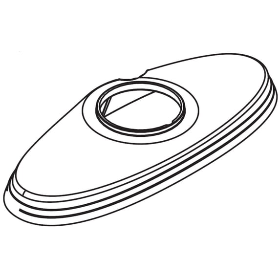 Moen 118881BN Replacement Deck Plate Kit - Nickel