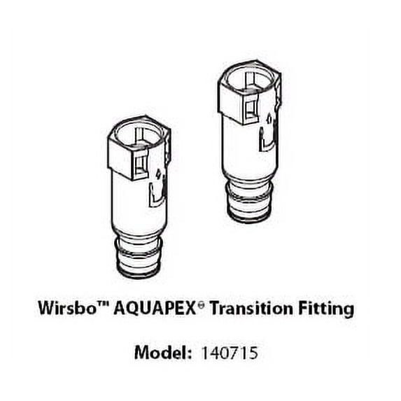 Moen 140715 Wirsbo Pex Transition Fittings & Clips