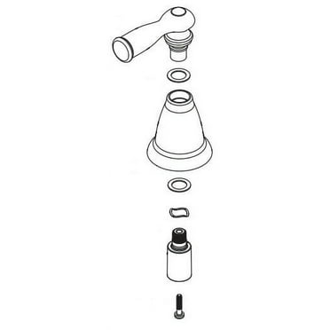 Moen 149506 Banbury Handle Hub Kit For Ca84924 - Chrome