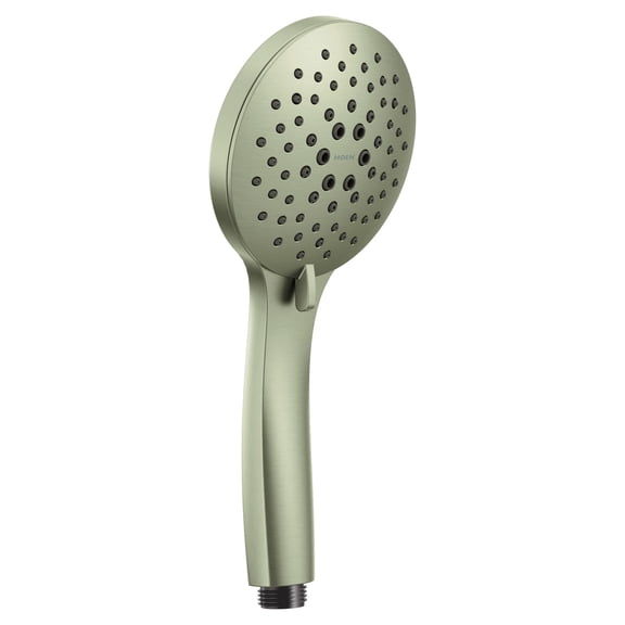 Moen Brushed Nickel Eco-Performance 5-Spray Wall Mount Handheld Hand Shower Head with 1.75 gpm