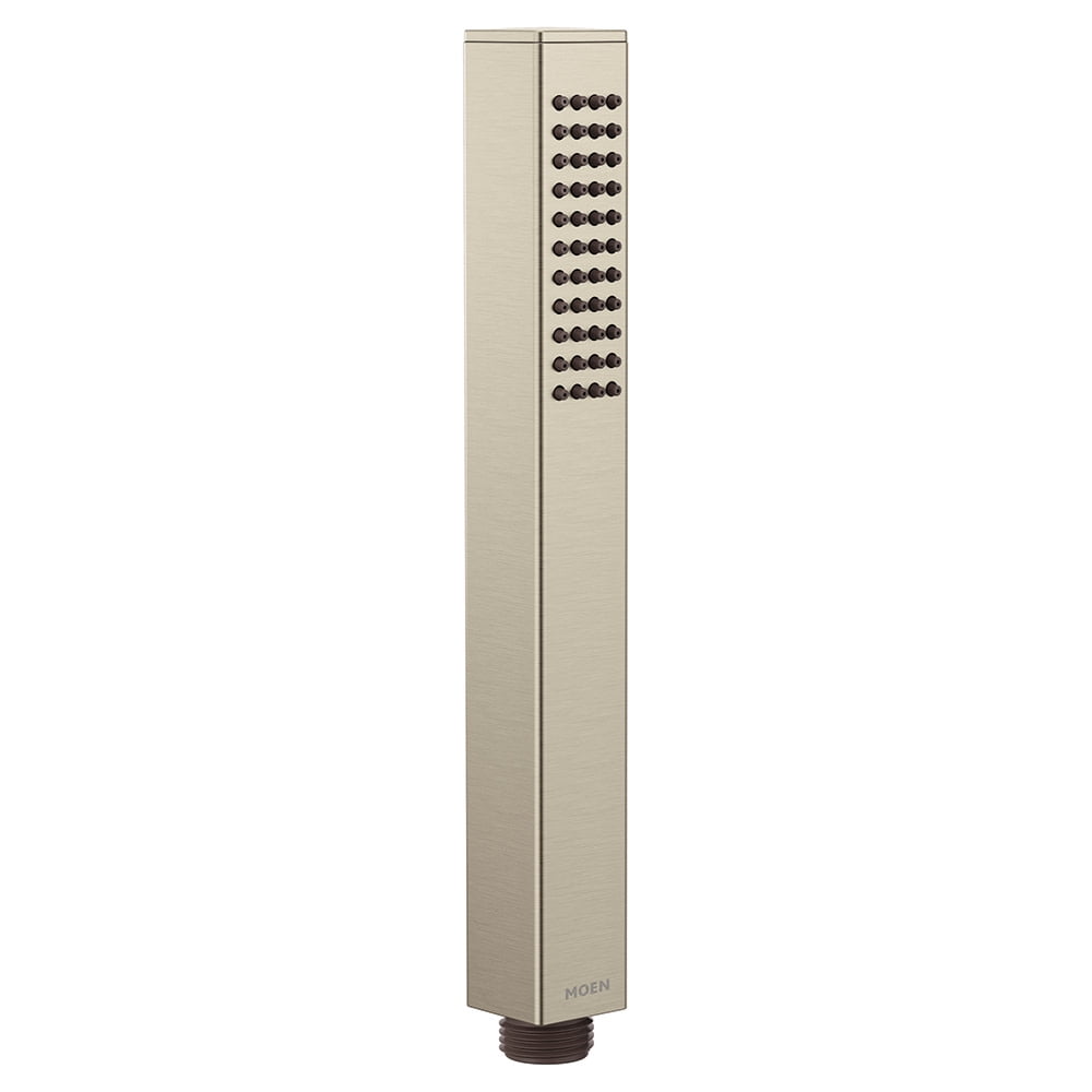 Polished Nickel Square Multi-Head Handheld Shower