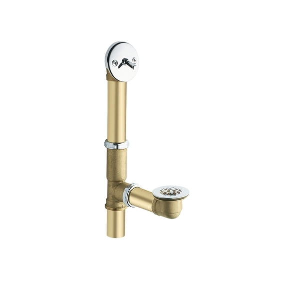 Moen 2-3/4 in. Dia. Chrome Brass Bath Tub Drain