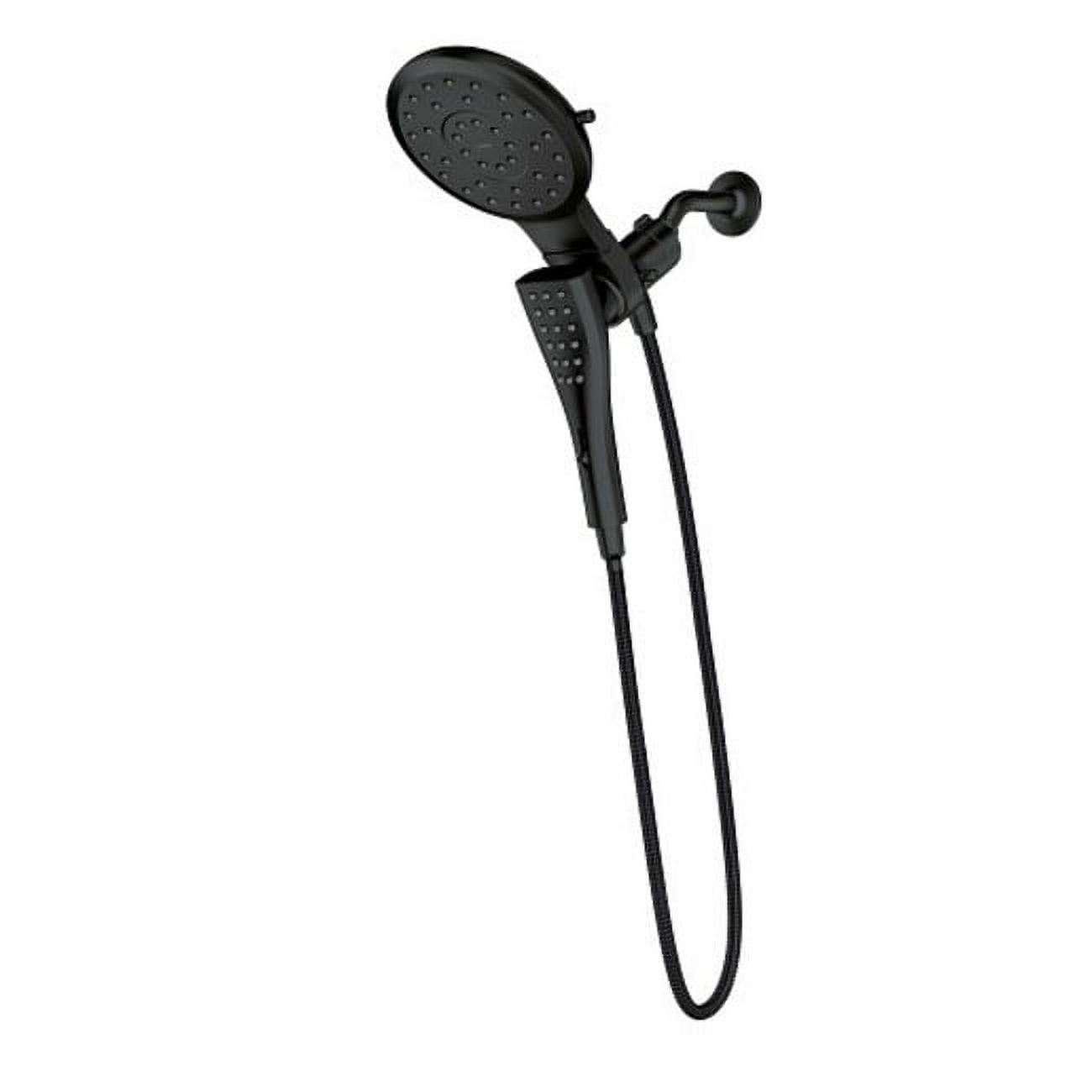 Matte Black Multi-Function Rain and Hand Shower Combo
