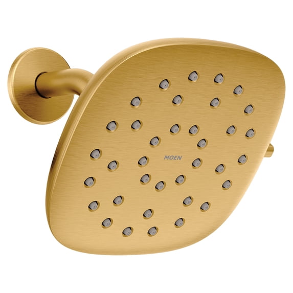 Moen 220R5EPBG Verso 1.75 GPM Multi Function Square Shower Head - Gold