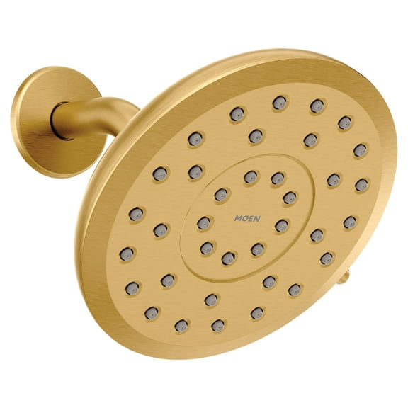 Moen 220R7ep Verso 1.75 GPM Multi Function Round Shower Head - Gold