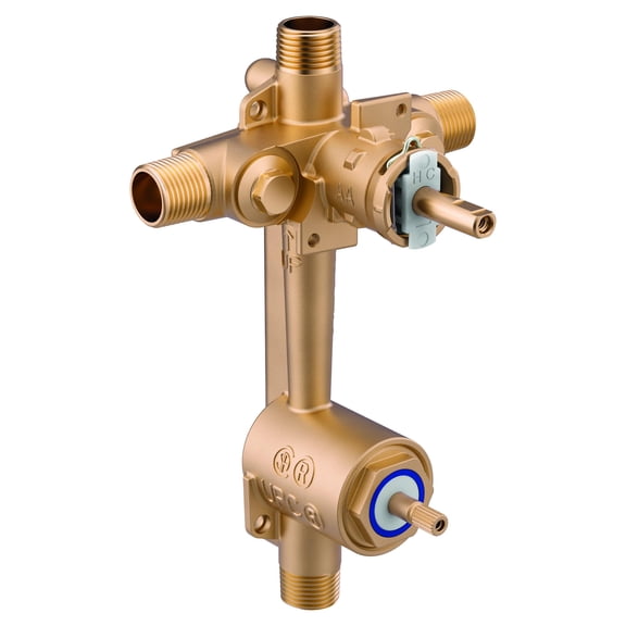 Moen Posi-Temp Pressure Balancing Valve with Built In 2-Function Transfer Valve for 2-Handle Shower Trim, CC/IPS