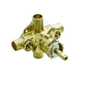Moen PosiTemp Rough In Pressure Balancing Cycling 4 Port Tub and Brass Shower Valve with Stops