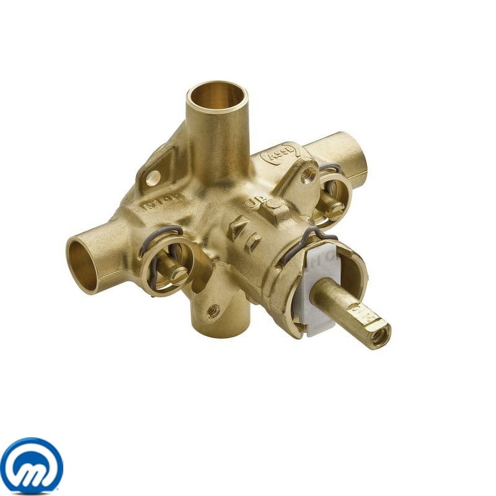 Moen Brass and Black Posi-Temp Pressure Balancing Valve