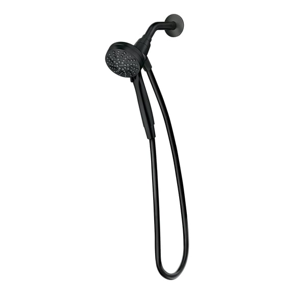 Engage Magnetix 4-Inch Six-Function Handheld Eco-Performance Showerhead with Magnetic Docking System, Matte Black