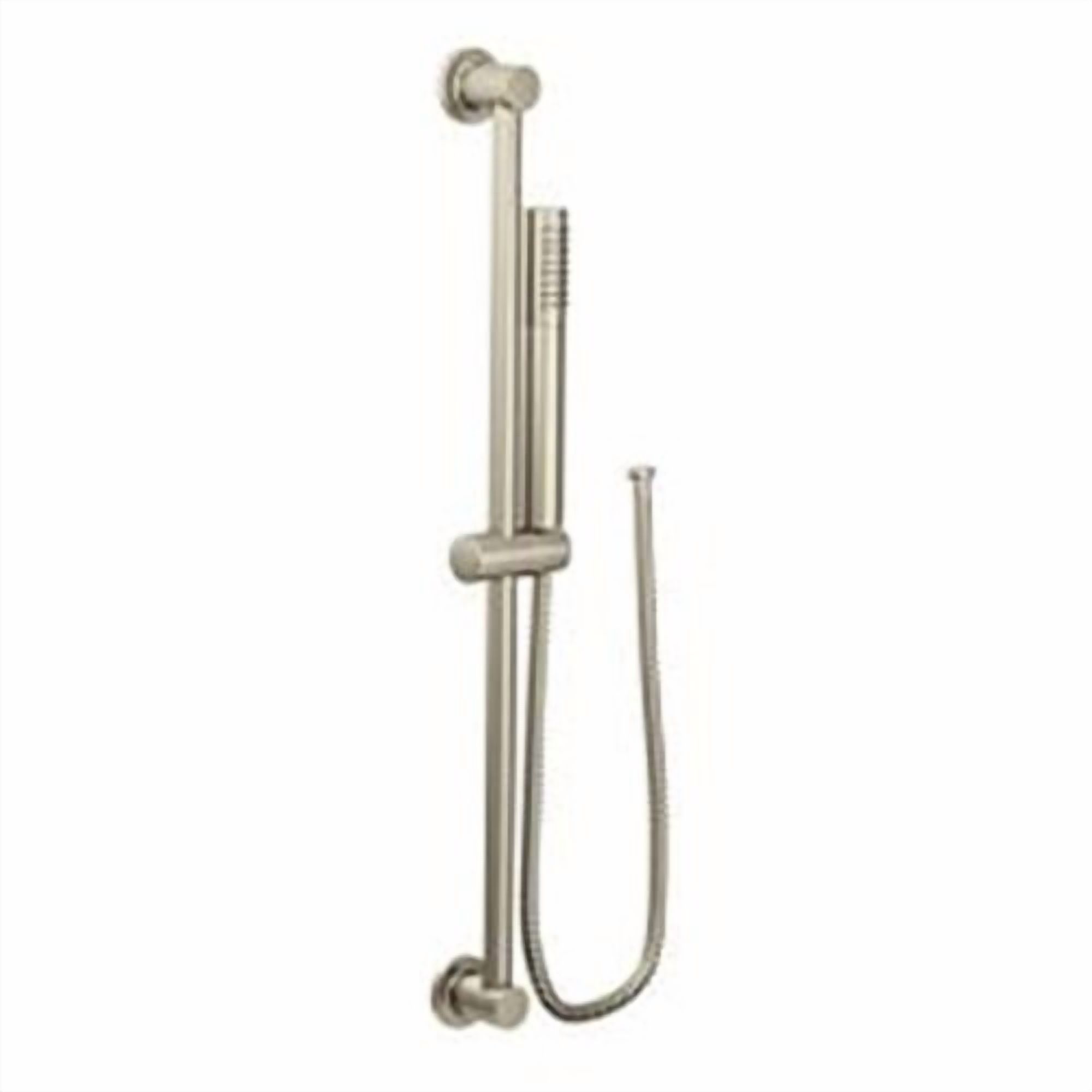 Moen Weymouth Traditional Handheld Shower With 30-Inch Slide Bar – Polished Nickel, WaterSense Certified