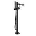 thumbnail image 1 of Moen 395 Align Floor Mounted Tub Filler - Black, 1 of 4
