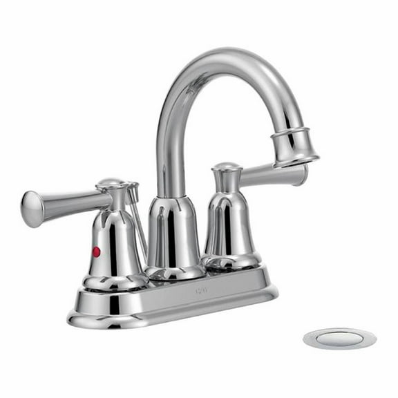 Moen 41217 Capstone Chrome Two-Handle High Arc Bathroom Faucet