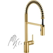 Moen 5923Ew Align 1.5 GPM Single Hole Pre-Rinse Pull Down Kitchen Faucet - Gold