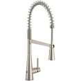 thumbnail image 1 of Moen 5925EWSRS Sleek 1.5 GPM Single Hole Pre-Rinse Pull Down Kitchen Faucet - Spot Resist, 1 of 7