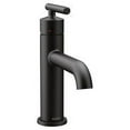 thumbnail image 1 of Moen 6145Bl Matte Black One-Handle Bathroom Faucet, 1 of 2