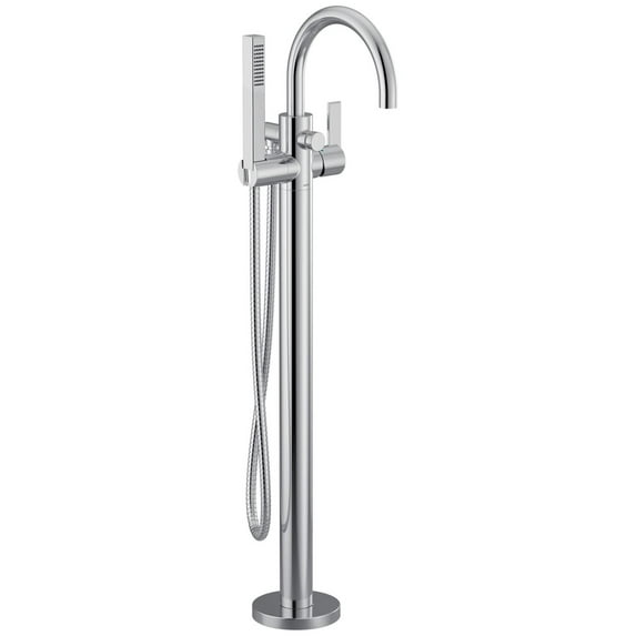 Moen 615 Cia Floor-Mounted Tub Filler, Chrome