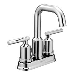 Gibson Chrome Two-Handle Centerset High Arc Bathroom Faucet
