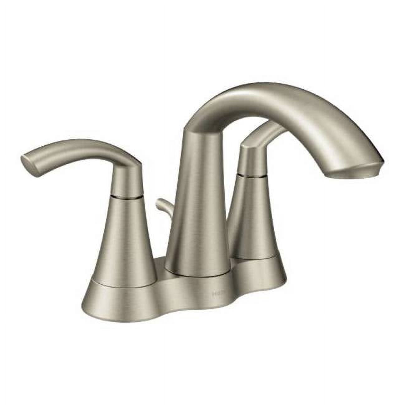 MOEN 6172 Glyde 4 in. Centerset 2-Handle High-Arc Bathroom Faucet