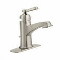 thumbnail image 1 of Moen 6200SRN Boardwalk Spot Resist Brushed Nickel one-Handle Bathroom Faucet, 1 of 4