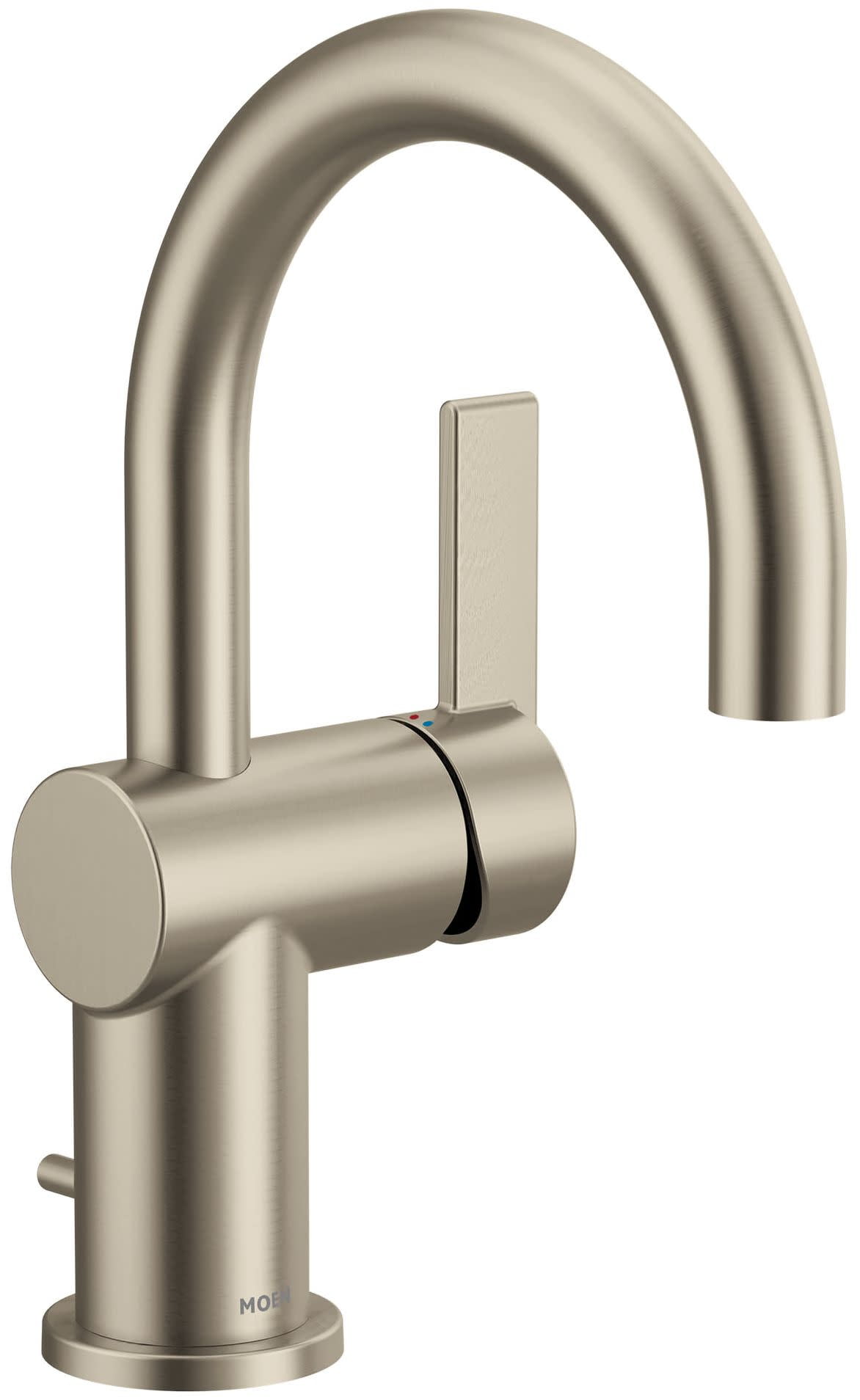 Moen 6221 Cia 1.2 GPM Single Hole Bathroom Faucet - Nickel