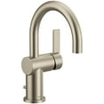 thumbnail image 1 of Moen 6221 Cia 1.2 GPM Single Hole Bathroom Faucet - Nickel, 1 of 7