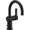 thumbnail image 1 of Moen 6221BL CIA Collection Single Handle Bathroom Sink Faucet, Matte Black, 1 of 6