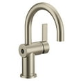 thumbnail image 1 of Moen 6221Ew Brass Brushed Nickel 9 in Bathroom Faucet, 1 of 7