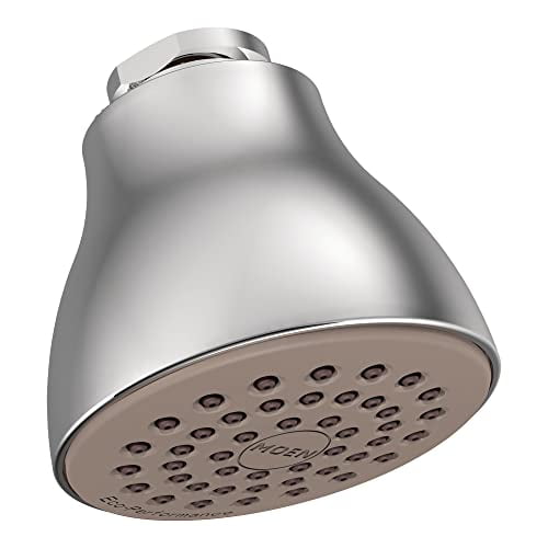 Moen 6300 One-Function Spray Head Standard Showerhead, 2 1/2-Inch Diameter, Chrome